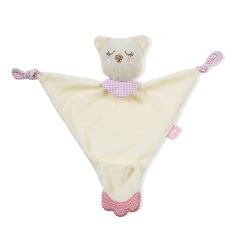 Babyjem Sleeping Friend Teether - Pink - Laadlee