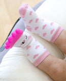 Babyjem Sock Teether - Pink - Laadlee