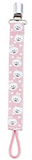Babyjem Print Pacifier Holder - Pink - Laadlee