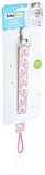 Babyjem Print Pacifier Holder - Pink - Laadlee