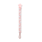 Babyjem Print Pacifier Holder - Pink - Laadlee