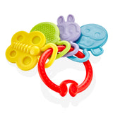 Babyjem Rattle Teether - Red - Laadlee