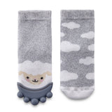 Babyjem Sock Teether - Grey - Laadlee