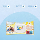 Uni Baby Family Wipes Chamomile - 100pcs