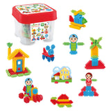Dede Cactus Blocks Bucket 80Pcs