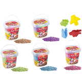Dede Art Craft Kinetic Sand with 3D Mold 5 Colours Assorted - 1000gm