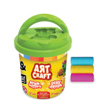 Dede Art Craft Dough Bucket 5 Rolls x 20gm W/1 Mould
