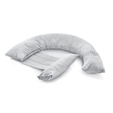 Babyjem Pregnancy Back Support & Feeding Pillow - Grey