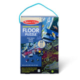 Melissa and Doug Outer Space Glow in the Dark Floor Puzzle