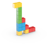 Geomag Magicube Fullcolor Try Me Building Blocks Set - 16Pcs