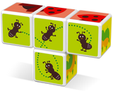 Geomag Magicube Insects Building Magnetic Cubes - 4Pcs