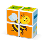 Geomag Magicube Insects Building Magnetic Cubes - 4Pcs