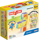 Geomag Printed Animals Magicube And Cards - 7Pcs