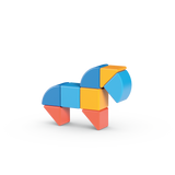 Geomag Magicube 3 Shapes Magnetic Blocks - 9Pcs