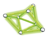 Geomag Glow The-Dark Magnetic Constuction Set - 30Pcs