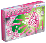 Geomag, Classic Pink Panel Magnetic Construction Set - 68Pcs