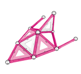 Geomag, Classic Pink Panel Magnetic Construction Set - 68Pcs