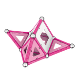 Geomag, Classic Pink Panel Magnetic Construction Set - 68Pcs