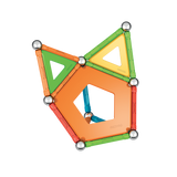 Geomag Supercolor Magnetic Constructions Set - 35Pcs
