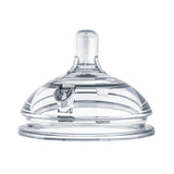 Comotomo Natural Teat Silicone Nipples Medium Flow - Transparent - Laadlee