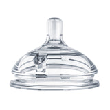 Comotomo Natural Teat Silicone Nipples Fast Flow - Transparent - Laadlee