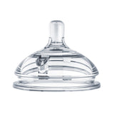 Comotomo Natural Teat Silicone Nipples Variable Flow - Transparent - Laadlee
