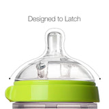 Comotomo Natural Feel Baby Feeding Bottle 250ml - Green (Pack Of 2) - Laadlee