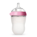 Comotomo Natural Feel Baby Feeding Bottle 250ml - Pink - Laadlee