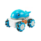 Stem 1:36 Light Vinyl Stunt Car 1Pc - Blue (Style May Vary)