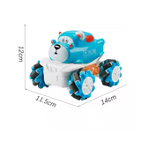 Stem 1:36 Light Vinyl Stunt Car 1Pc - Blue (Style May Vary)