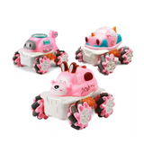 Stem 1:36 Light Vinyl Stunt Car 1Pc - Pink (Style May Vary)