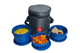 Astro Insulated Lunch Bag with 3-pcs Container Value Pack Set - Blue
