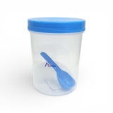 Astro Store Well PP Container with Spoon 750ml - Blue