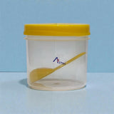 Astro Store Well PP Container with Spoon 500ml - Yellow