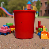 Astro Clear Bin Medium Dust Bin 5400ml - Red