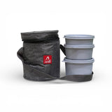 Astro Insulated Lunch Bag with 3-pcs Container Value Pack Set - Grey