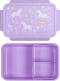 A Little Lovely Company Bento Lunch Box - Unicorn Dreams