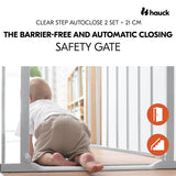 Hauck Clear Step Autoclose 2 Set + 21cm - White