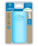 Dr. Brown's Narrow Glass Bottle Sleeve 250ml - Blue - Laadlee