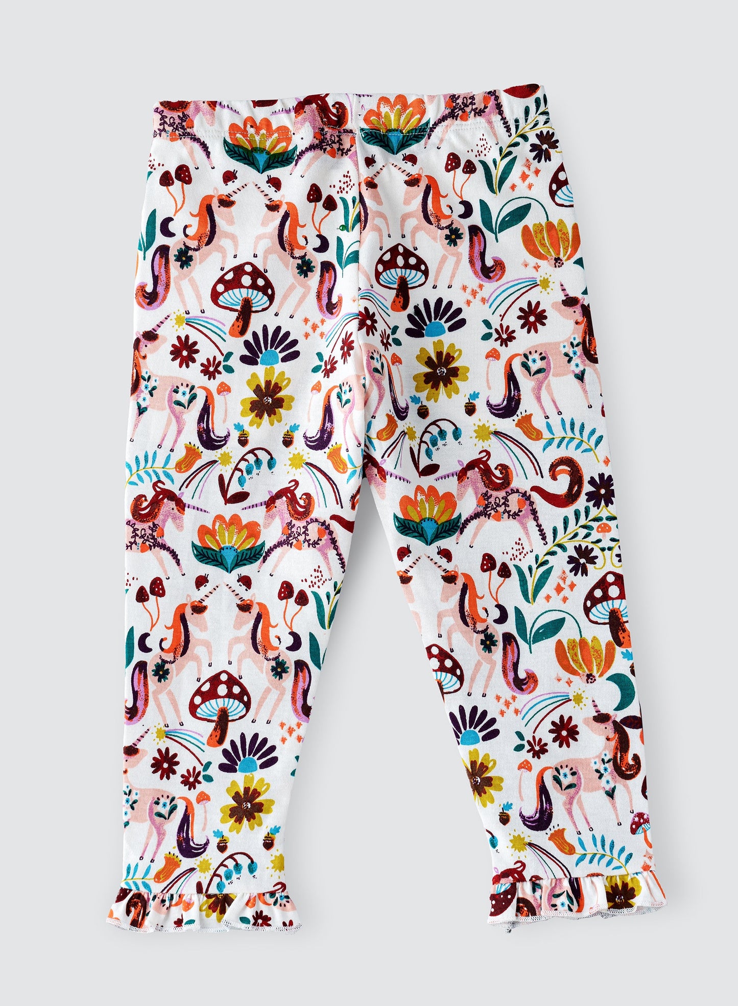 Jelliene All Over Printed Knit Sweat Pants - Unicorn - Laadlee