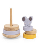 Trixie Wooden Stacking Toy - Mrs. Mouse - Laadlee
