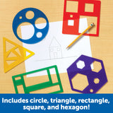 Learning Resources Primary Shapes Template Set