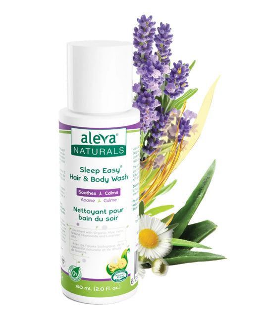 Aleva Naturals Sleep Easy Hair & Body Wash - Travel Size - 60ml