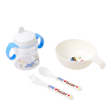 Stem Baby Feeding Set (Bowl with Handle, Bottle, Spoon & Fork)