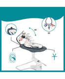 Babymoov Swoon Motion Electric 360° Comfort Swing - Petal Blue