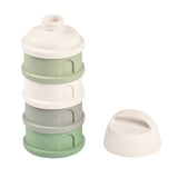 Beaba Milk Container - Cotton white & Sage green