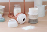 Beaba Formula Milk Container 4 Compartments - Cotton White Terracotta