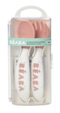 Beaba Training Fork and Spoon - Old Pink