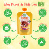 Babylikes Tomato Pasta Chicken Organic Puree - 130gm - Laadlee