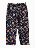 Jelliene All Over Printed Woven Pants - Navy Blue - Laadlee